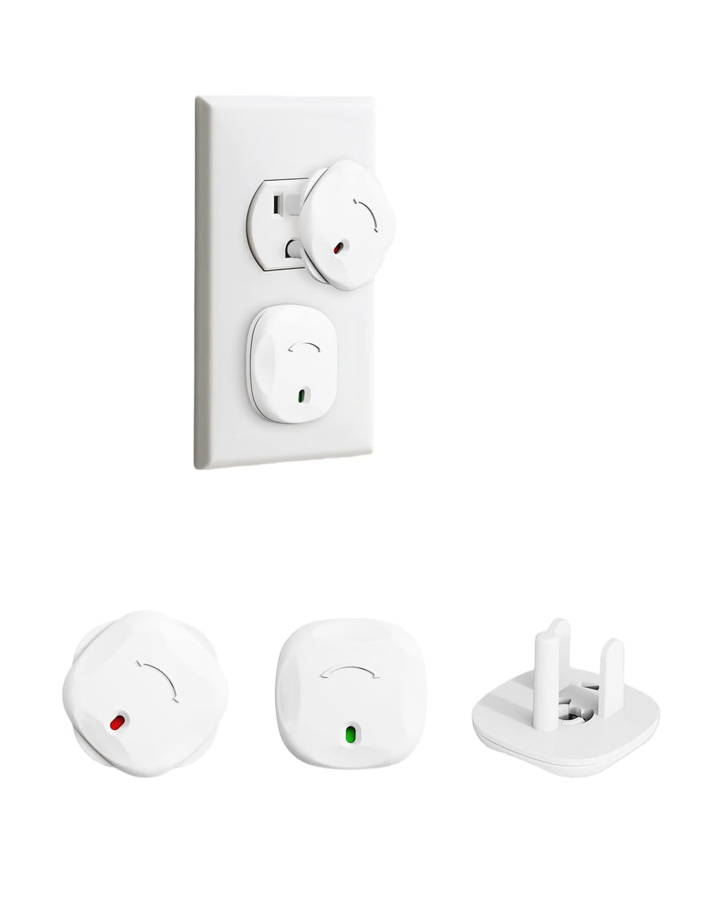 BBsecure Babyproof Electrical Outlet Plug Covers