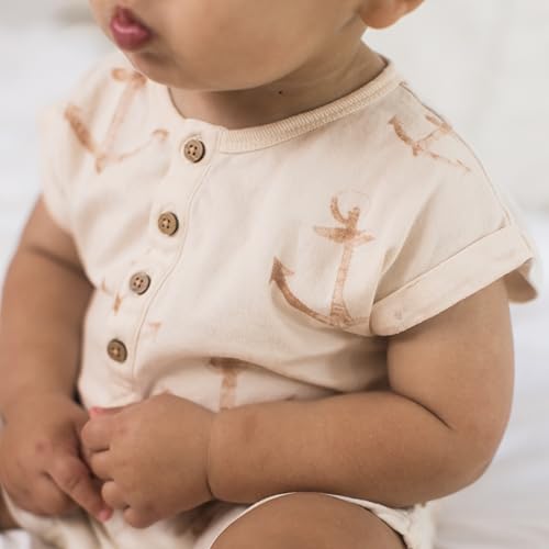 Burt’s Bees Baby Boys’ Organic Cotton Romper Set
