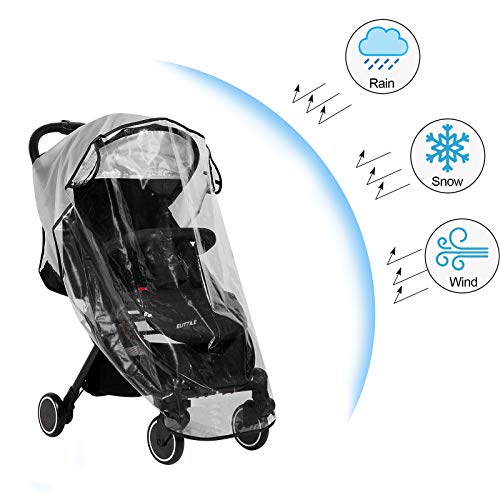 Universal Clear Stroller Rain Cover and Weather Shield