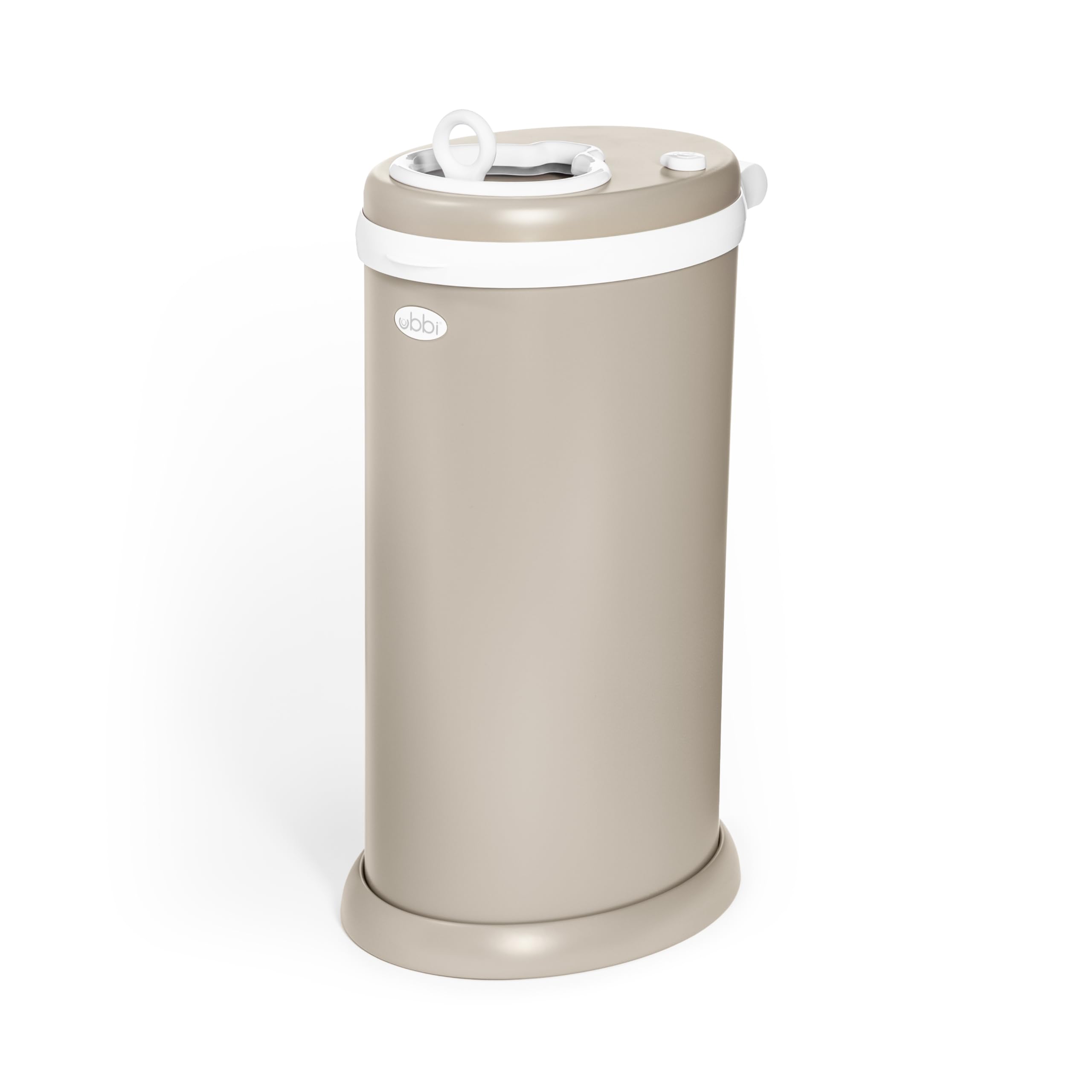 Ubbi Steel Odor-Locking Diaper Pail with Standard Bags