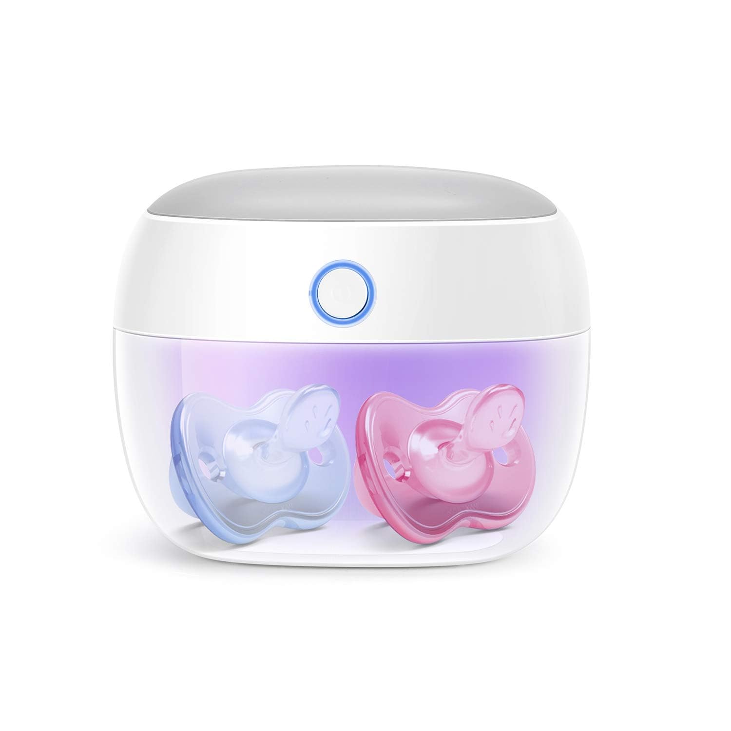 Papablic Portable UV Pacifier Sanitizer Travel Case for Baby Health
