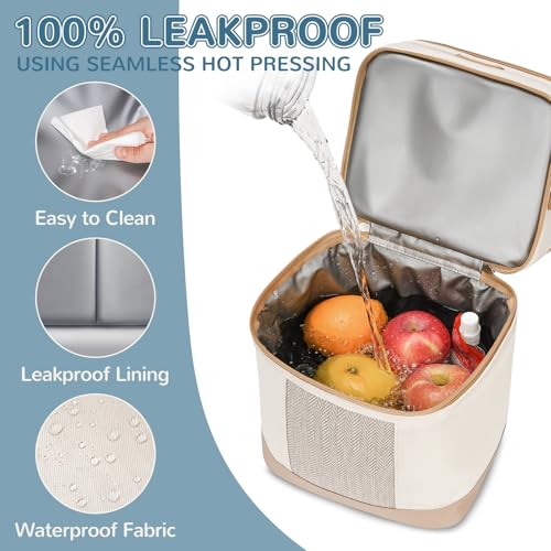 Mancro Insulated Breast Milk Cooler Bag with Ice Pack