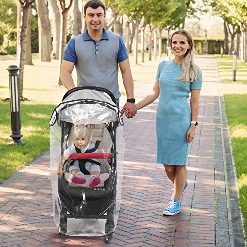 Universal Clear Stroller Rain Cover and Weather Shield