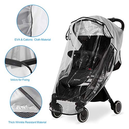 Universal Clear Stroller Rain Cover and Weather Shield
