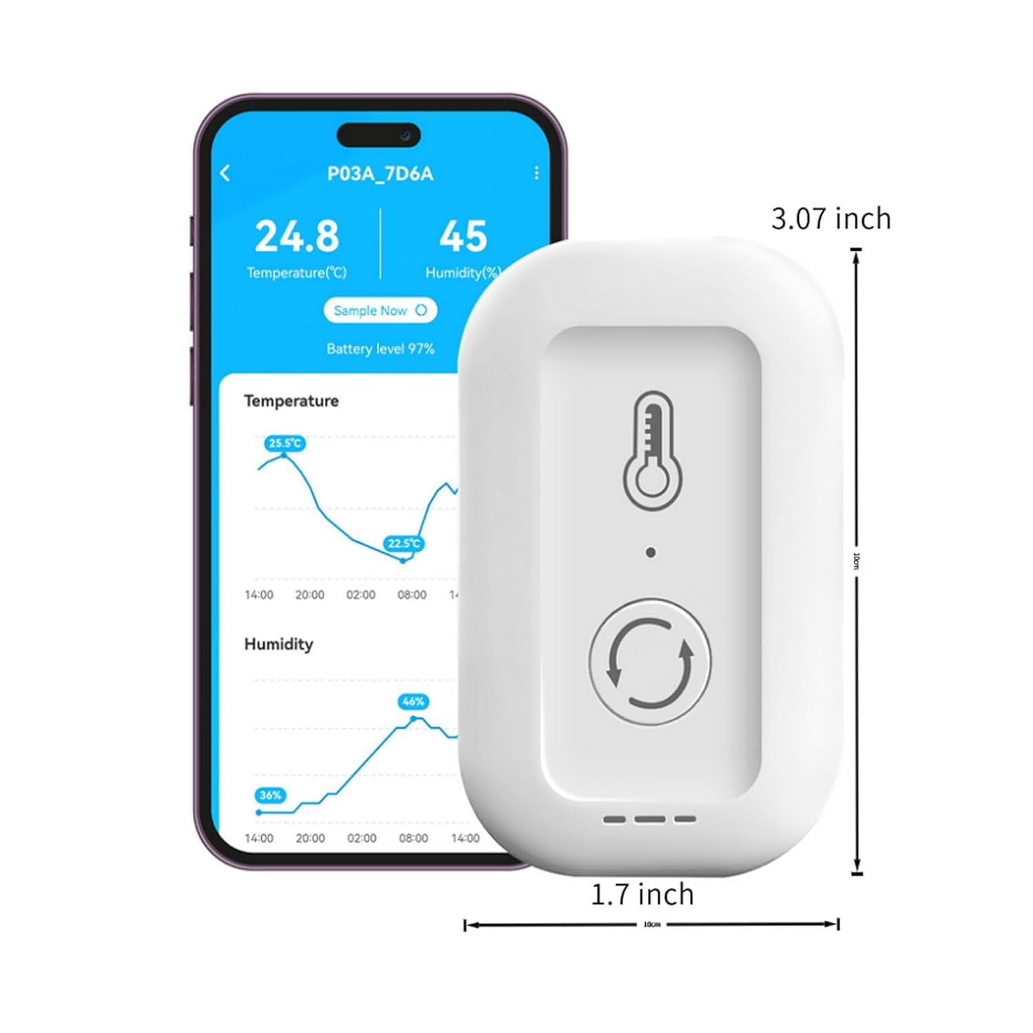 DAYBETTER Smart WiFi Nursery Thermometer and Hygrometer for Baby