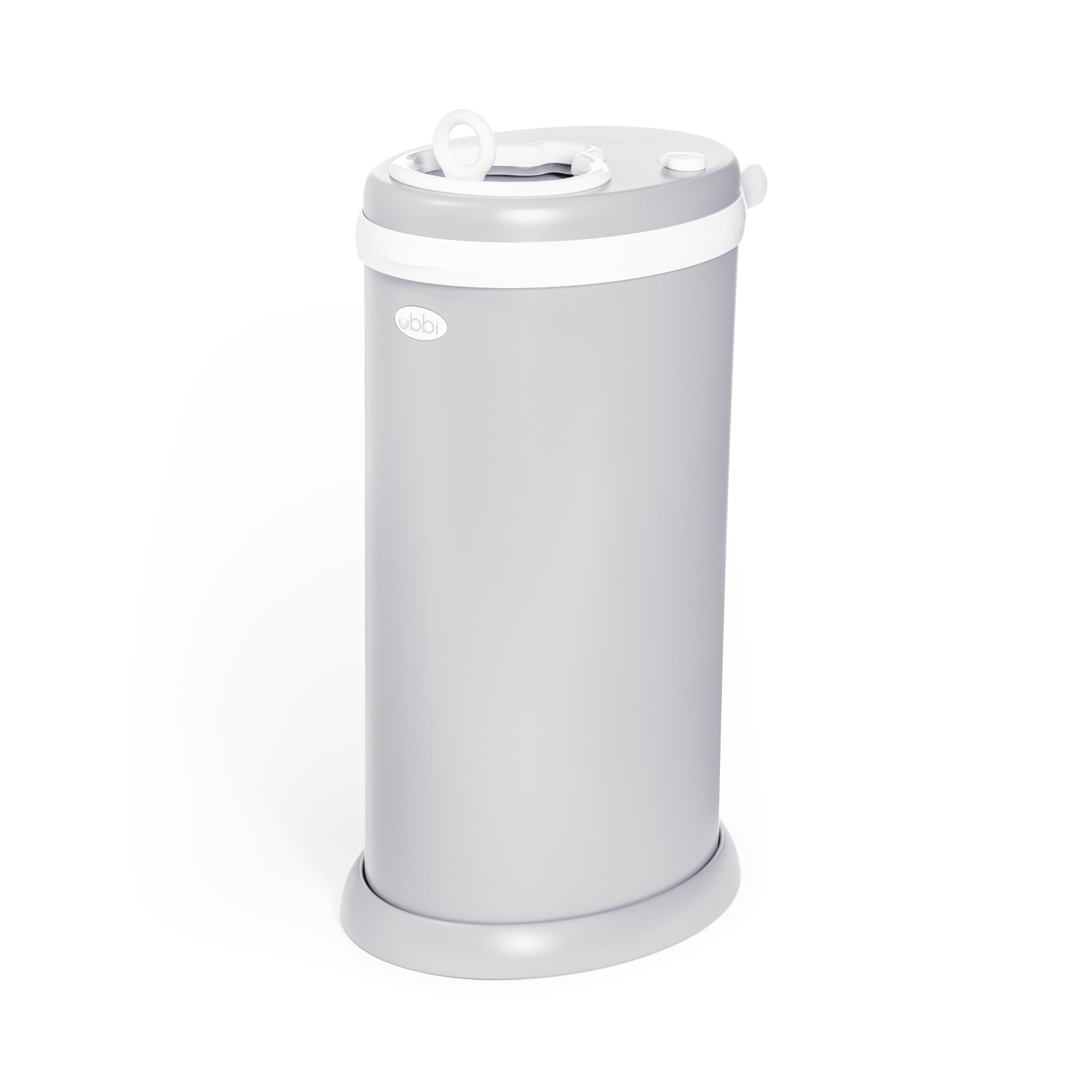 Ubbi Steel Odor-Locking Diaper Pail with Standard Bags