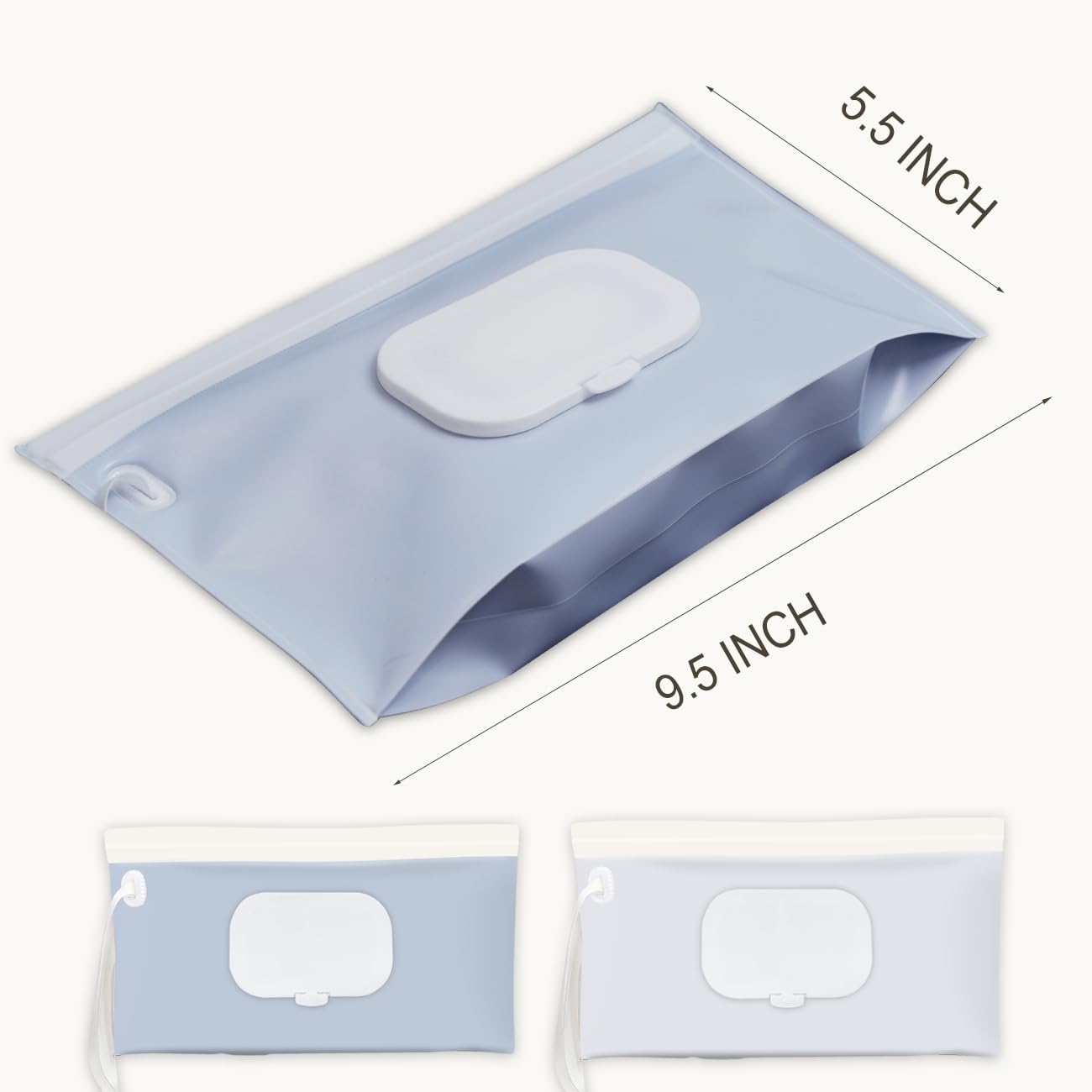Cephira Portable Refillable Baby Wipes Dispenser Container