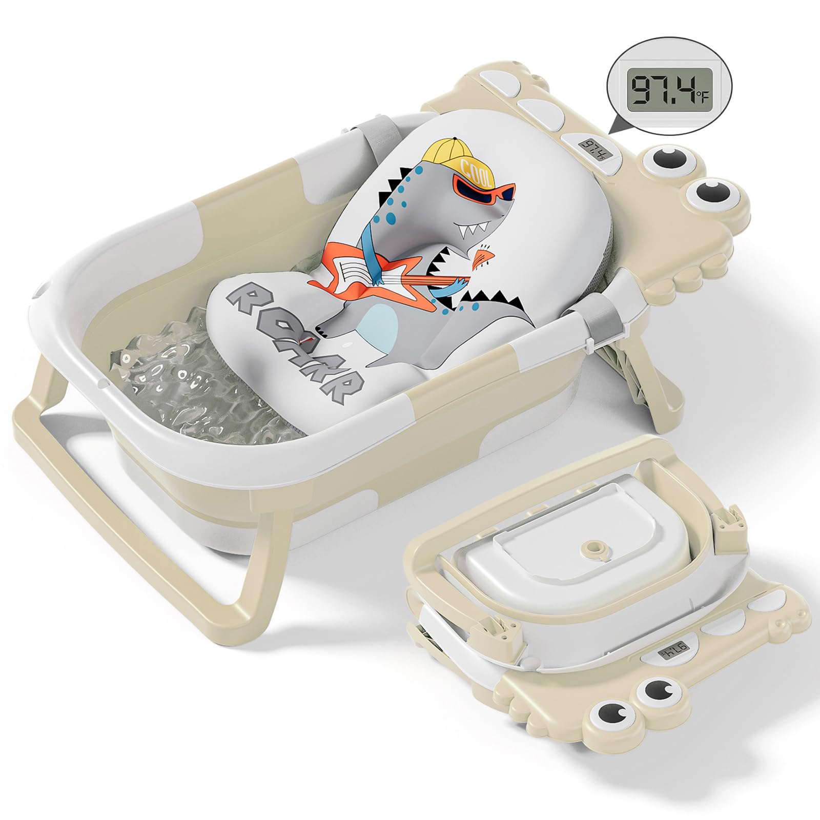 Collapsible Baby Bathtub for Newborns and Infants