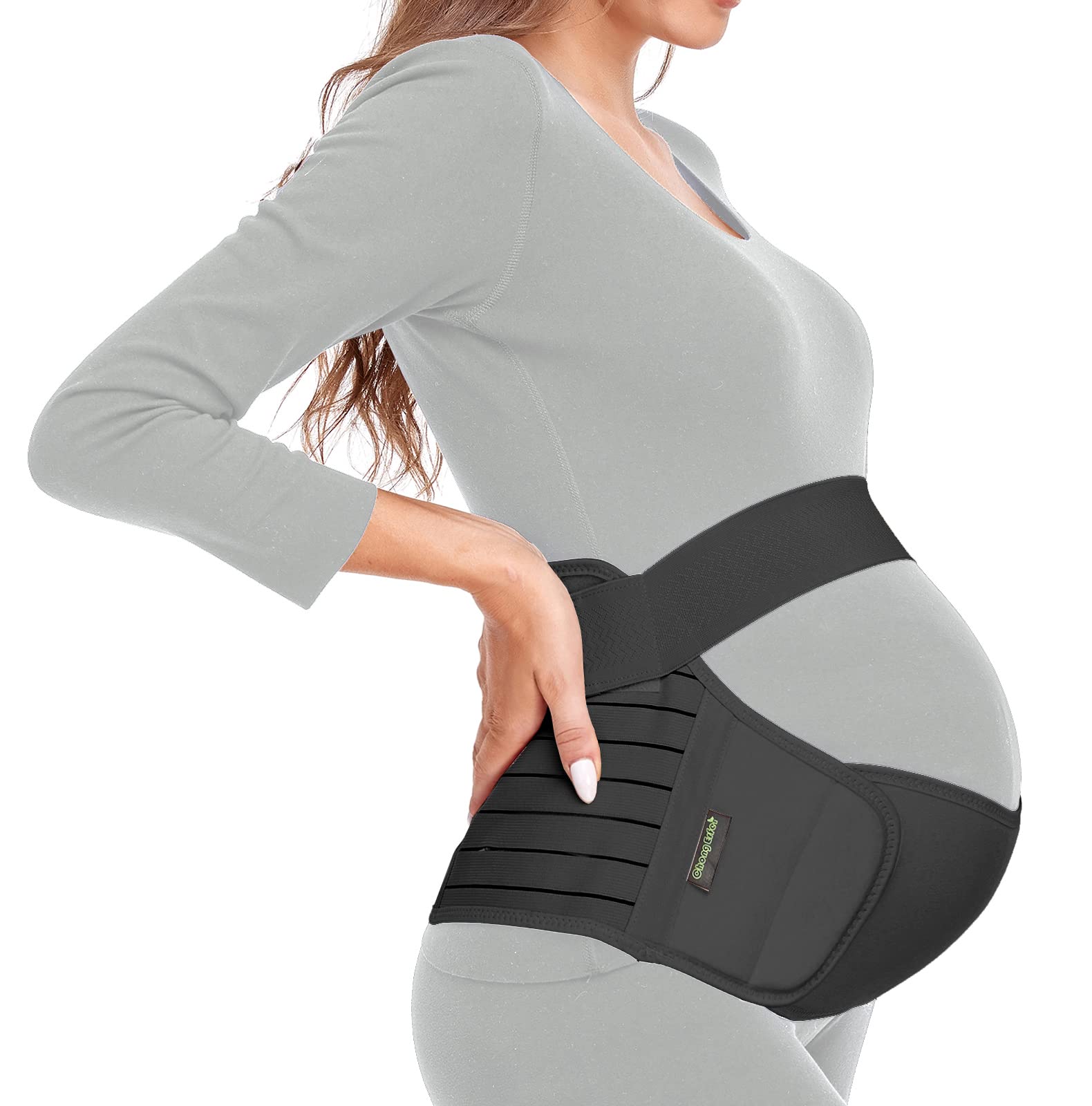 ChongErfei Maternity Belt Pregnancy Belly Band 3 in 1 Maternity Support Belt for Pregnant Back/Pelvic/Hip Pain, Maternity Band Belly Support for Pregnancy