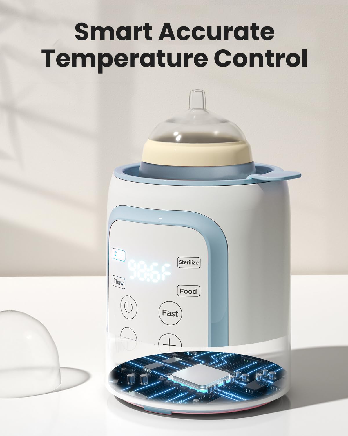 GROWNSY Digital Baby Bottle Warmer for Breast Milk