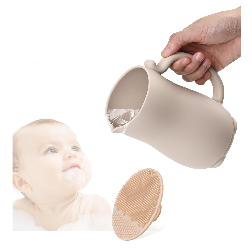 Soft Silicone Baby Bath Rinse Cup for Hair Washing