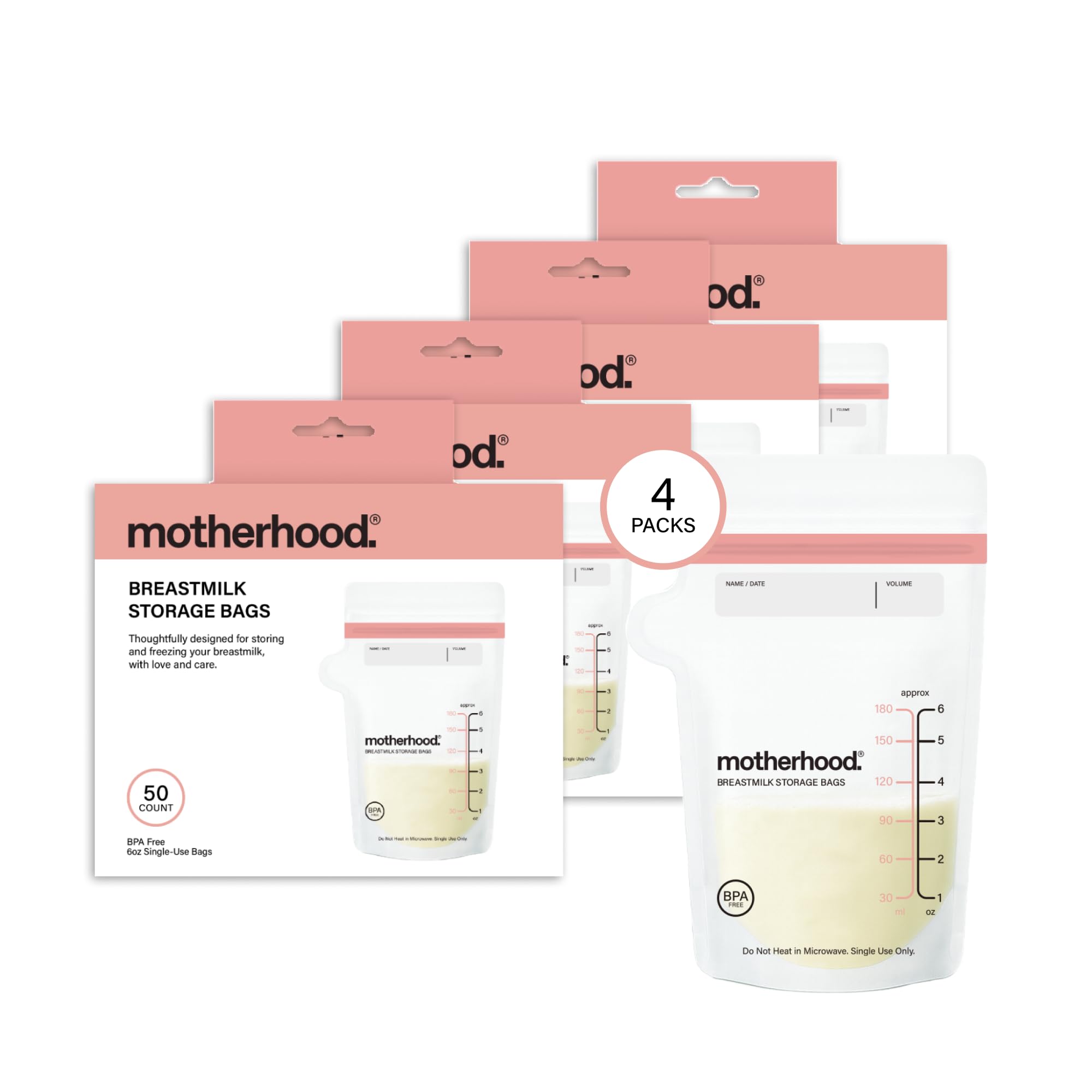 Motherhood Maternity Breast Milk Storage Bags Variety Pack