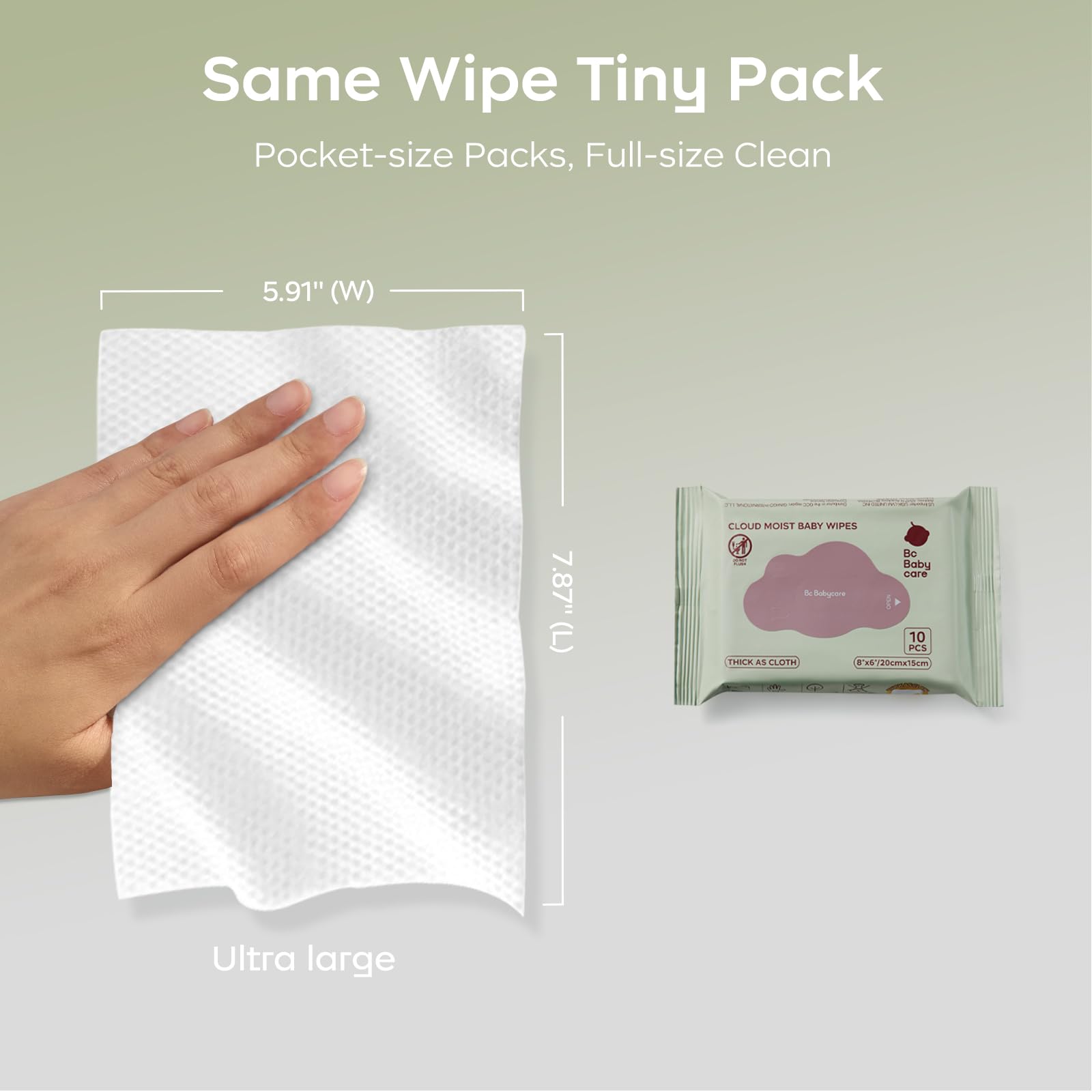 BC Babycare Cloud Moist XL Sensitive Skin Baby Wipes