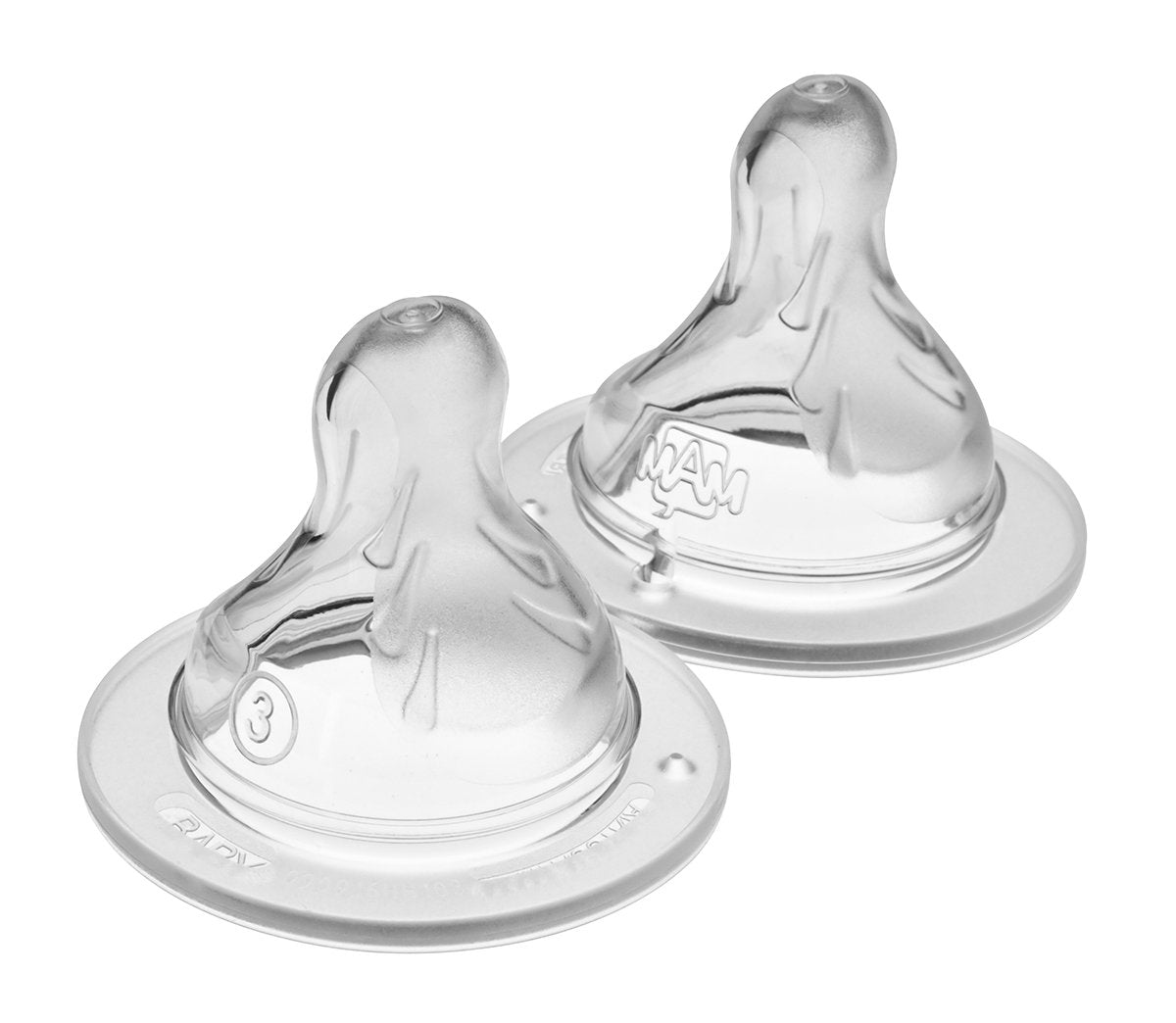 MAM Baby Bottle Nipples with Multiple Flow Rates