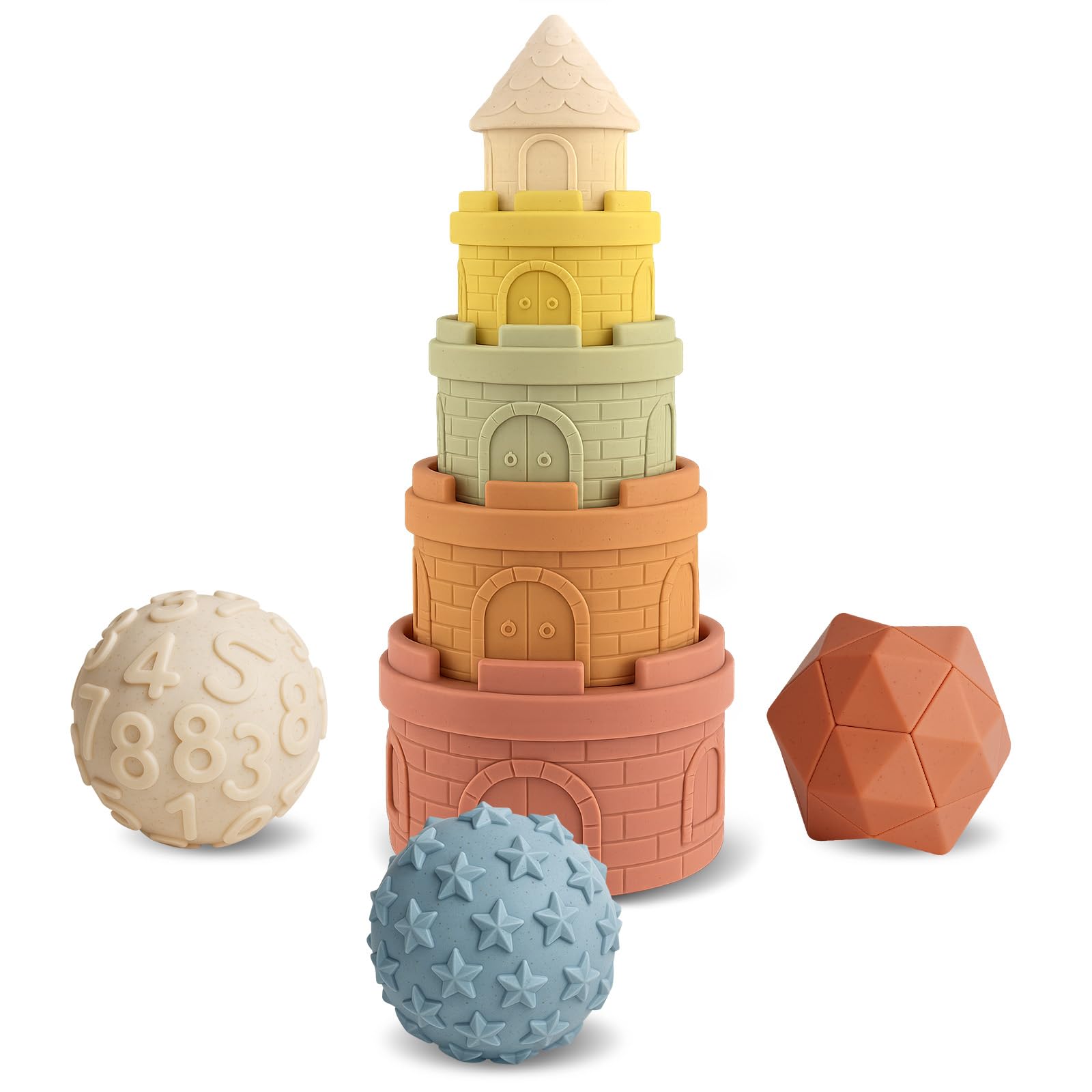 ROHSCE Textured Sensory Balls for Babies 3–12 Months