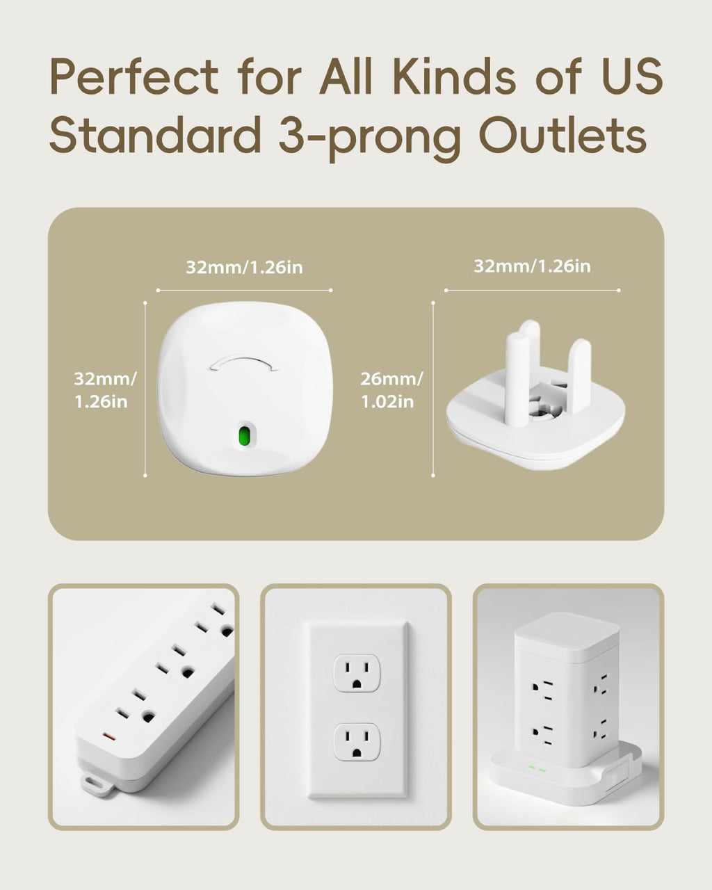BBsecure Babyproof Electrical Outlet Plug Covers
