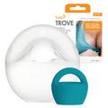 Boon Trove Silicone Manual Breast Pump with Travel Pouch - Hands Free Breast Pump - Passive Breast Milk Collector Shell for Newborns - Breastfeeding Essentials - 2 Count