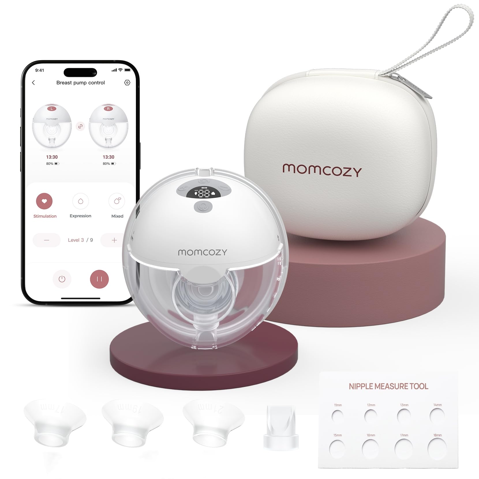 Momcozy M5 Smart with APP Hands-Free 24mm Work Mom