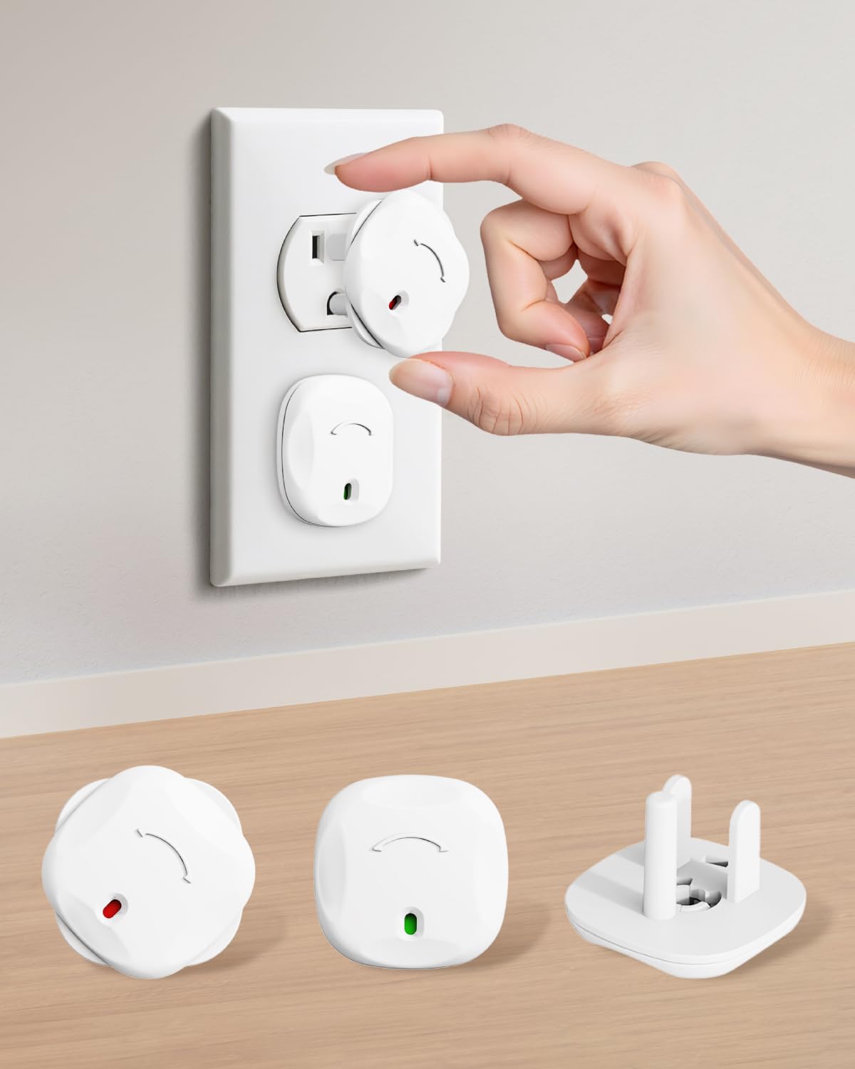 BBsecure Babyproof Electrical Outlet Plug Covers