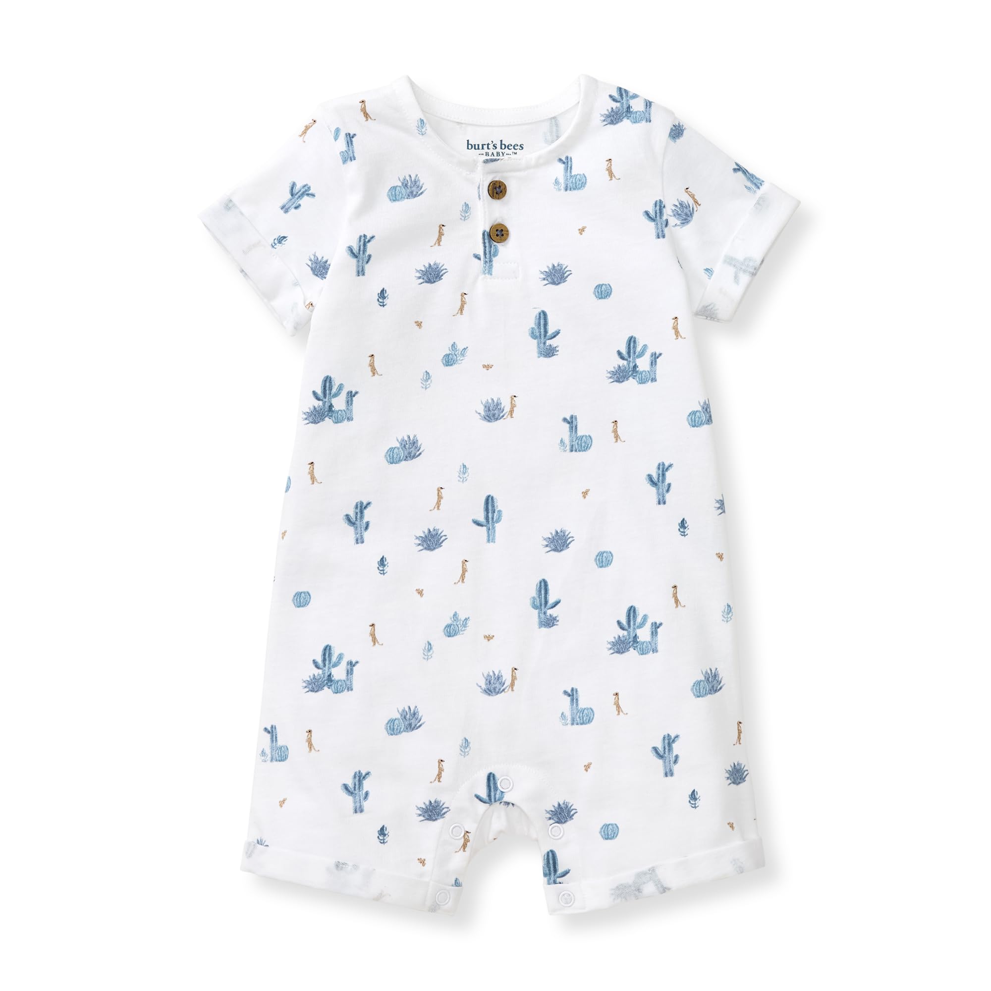 Burt’s Bees Baby Boys’ Organic Cotton Romper Set