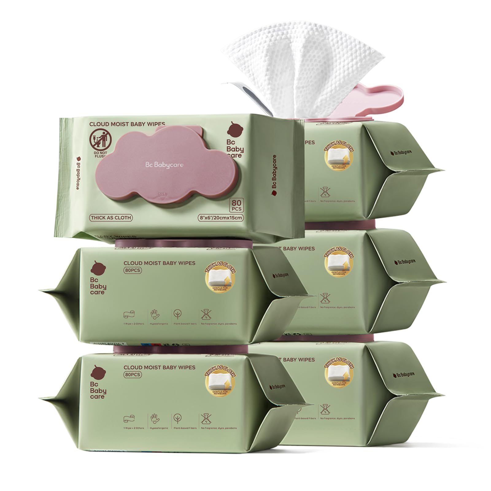 BC Babycare Cloud Moist XL Sensitive Skin Baby Wipes