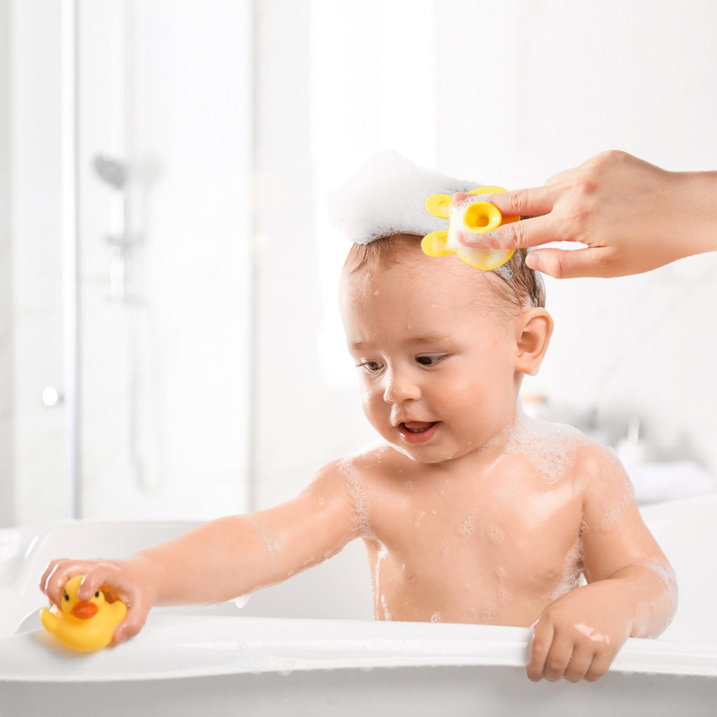 ihaveababy 3-Pack Silicone Baby Bath and Scalp Brushes
