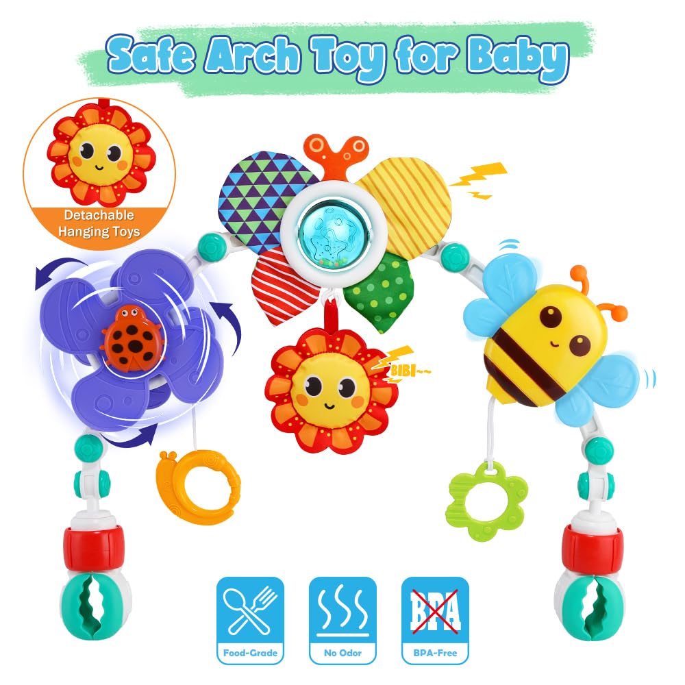 SINOMARS Baby Crib Mobile for Nursery and Bedtime