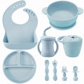 PandaEar 9-Piece Silicone Baby-Led Weaning Feeding Set