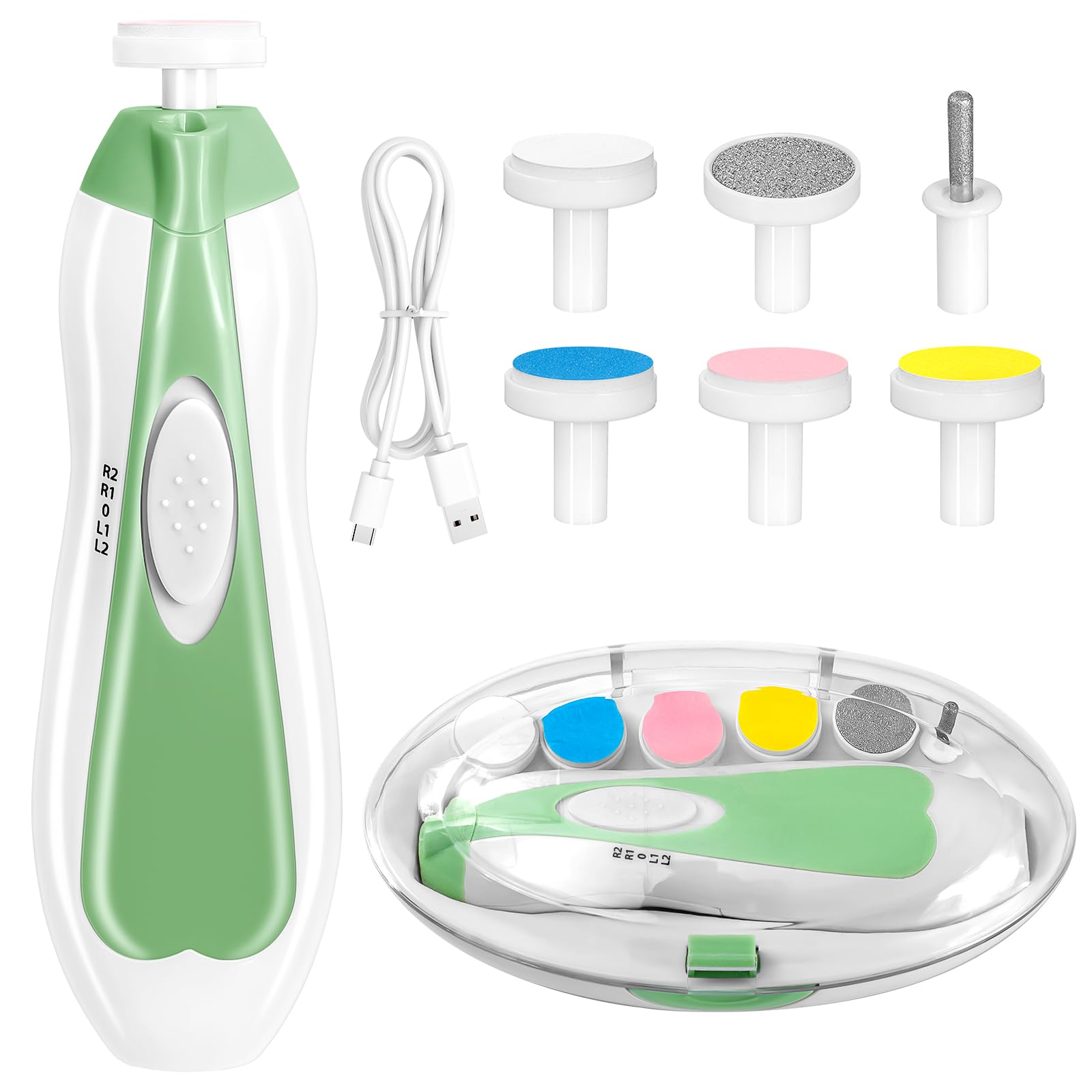 Qunlions Life Electric Baby Nail Trimmer and File