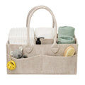 PUTSKA Portable Baby Diaper Caddy Organizer with Compartments