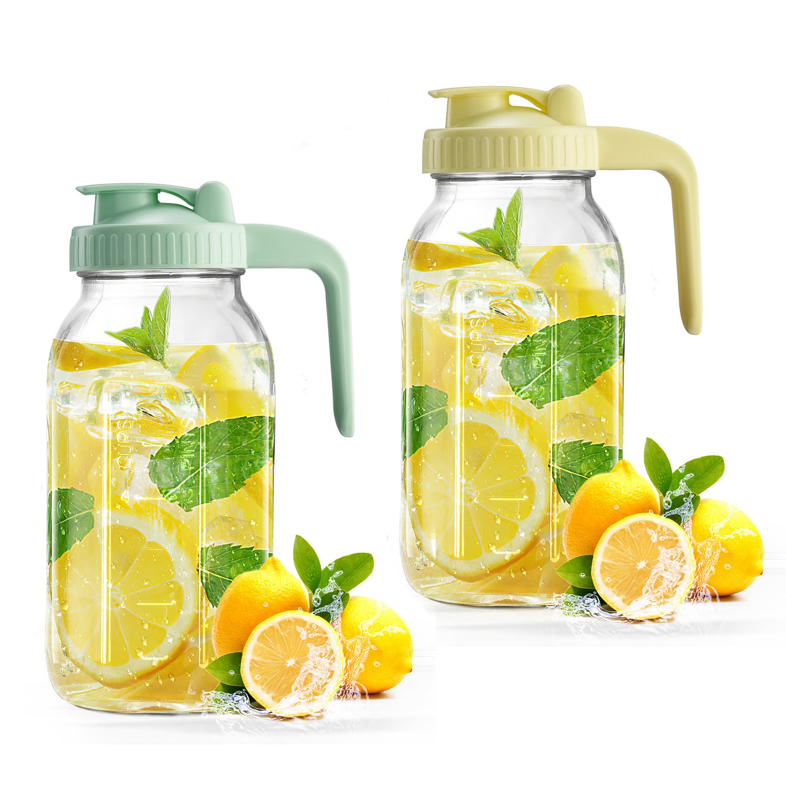 32 oz Glass Breast Milk Pitcher with Leakproof Lid