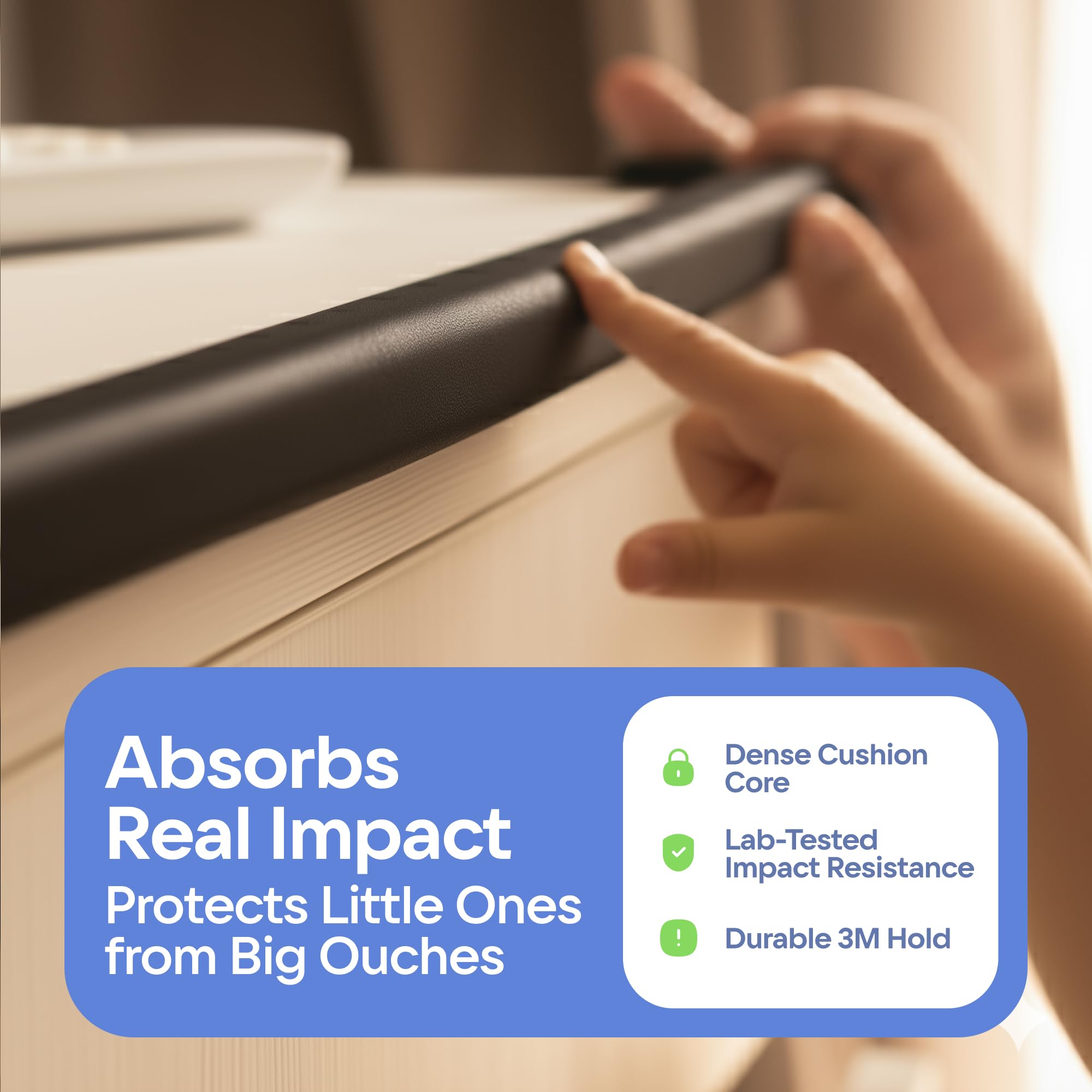 16.2 ft Babyproofing Foam Edge and Corner Guard Set