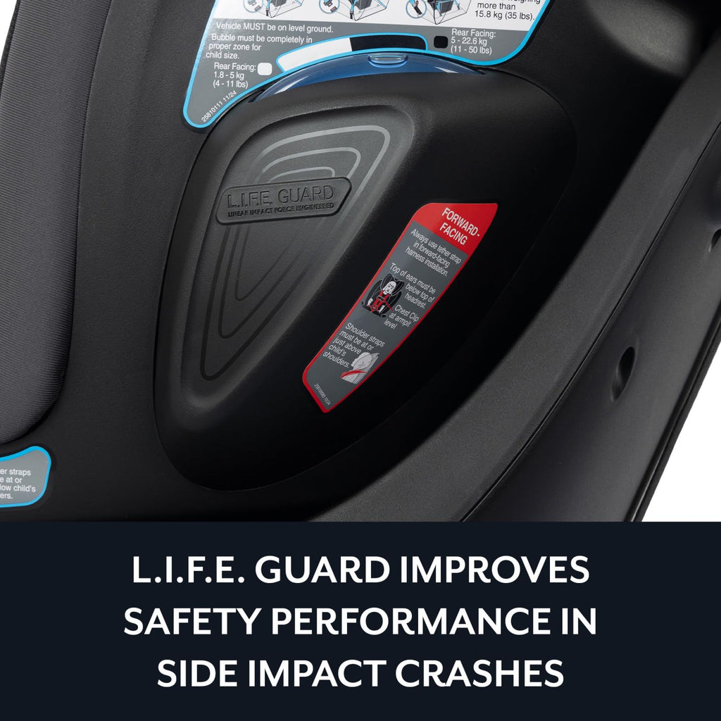 Evenflo Revolve360 Slim 2-in-1 Rotating Car Seat for Baby
