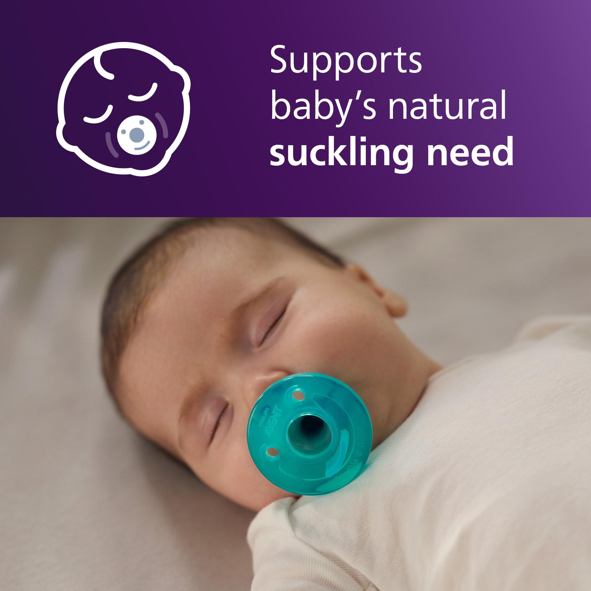 Philips AVENT Soothie Pacifiers for Babies 0–3 Months