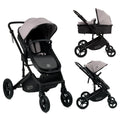 KOOLABABY 2-in-1 Foldable Stroller for Newborns and Toddlers
