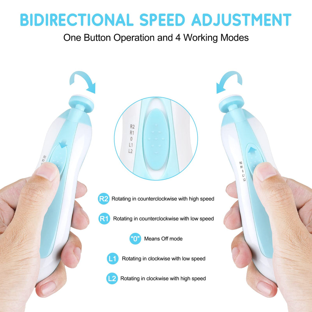 Qunlions Life Electric Baby Nail Trimmer and File