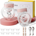 Lucina Hands Free Breast Pump, Wearable Breastfeeding Pump with 3 Modes and 9 Levels