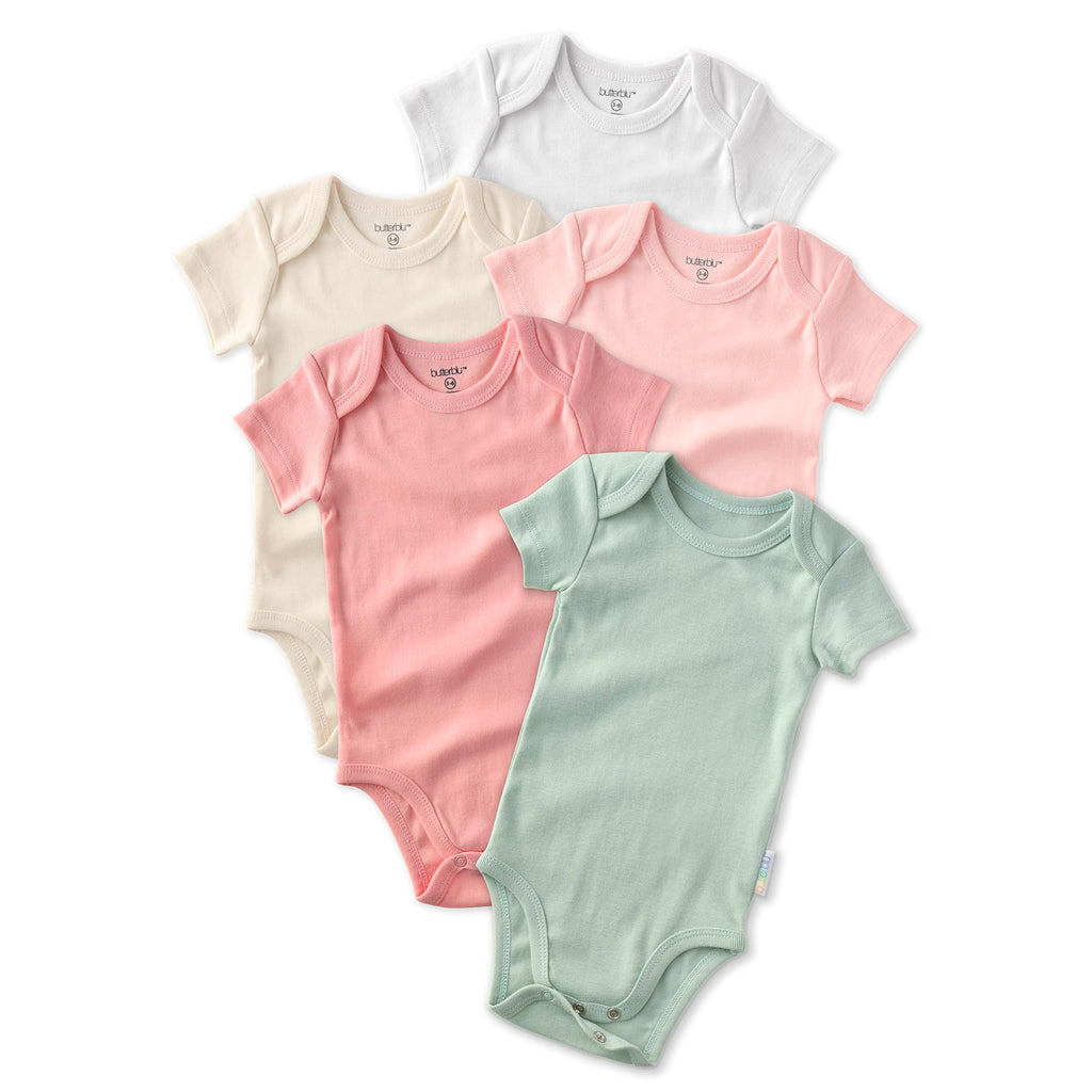 Butterblu Avery 5/10-Pack Organic Cotton Baby Bodysuits
