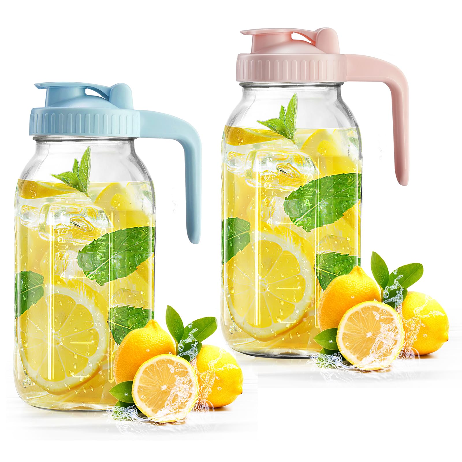 32 oz Glass Breast Milk Pitcher with Leakproof Lid