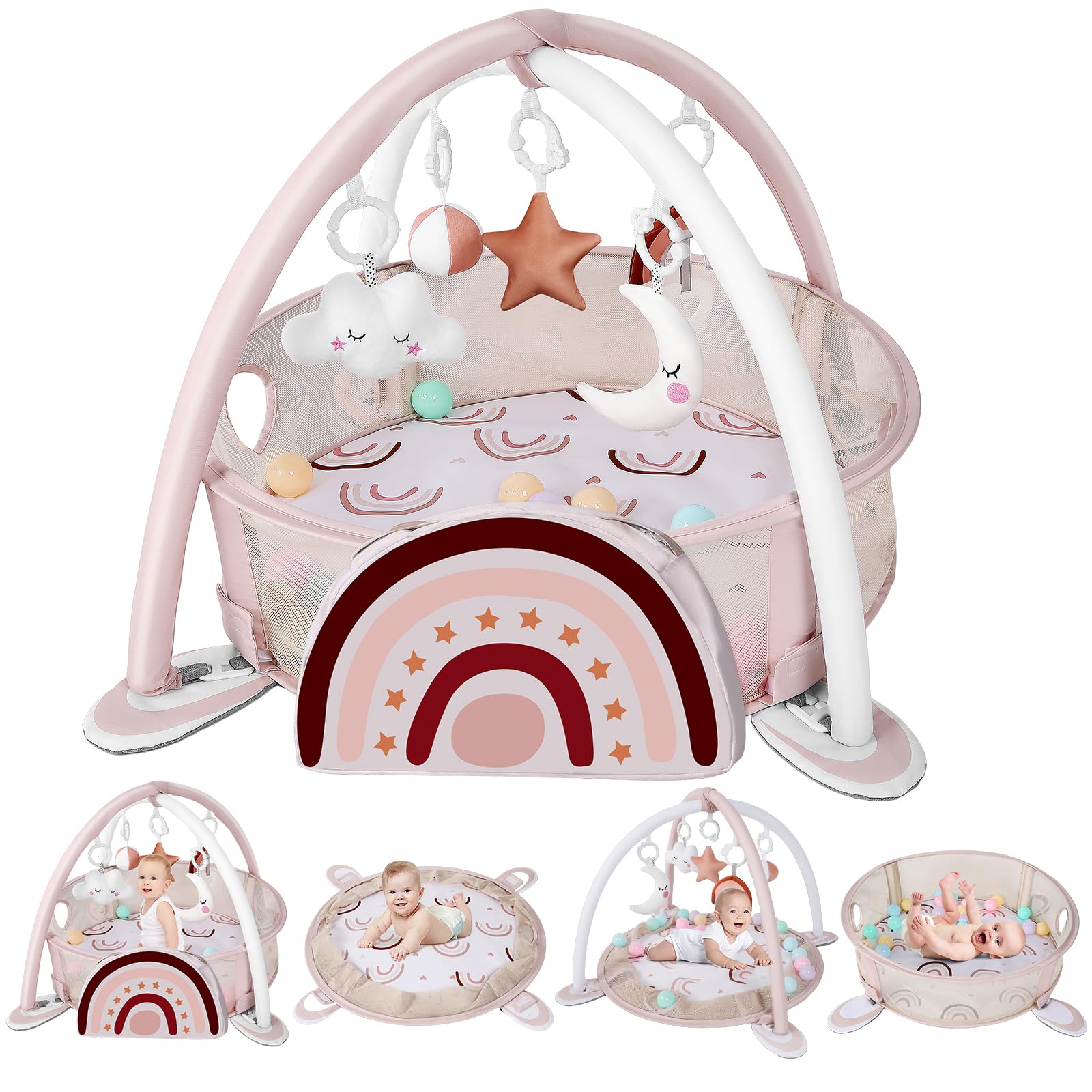 Dearlomum Piano Baby Play Gym and Tummy Time Mat