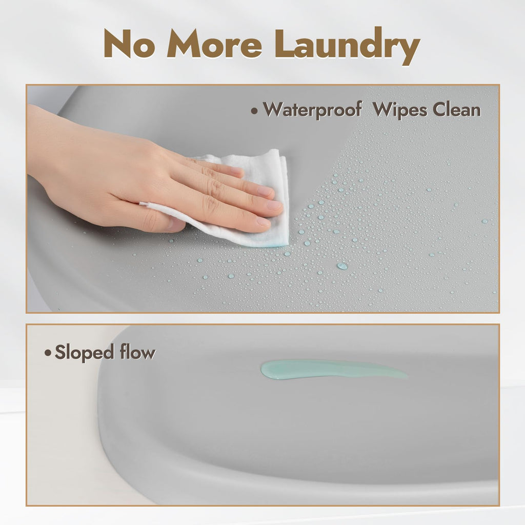 Papablic Wipeable Baby Changing Pad for Dressers