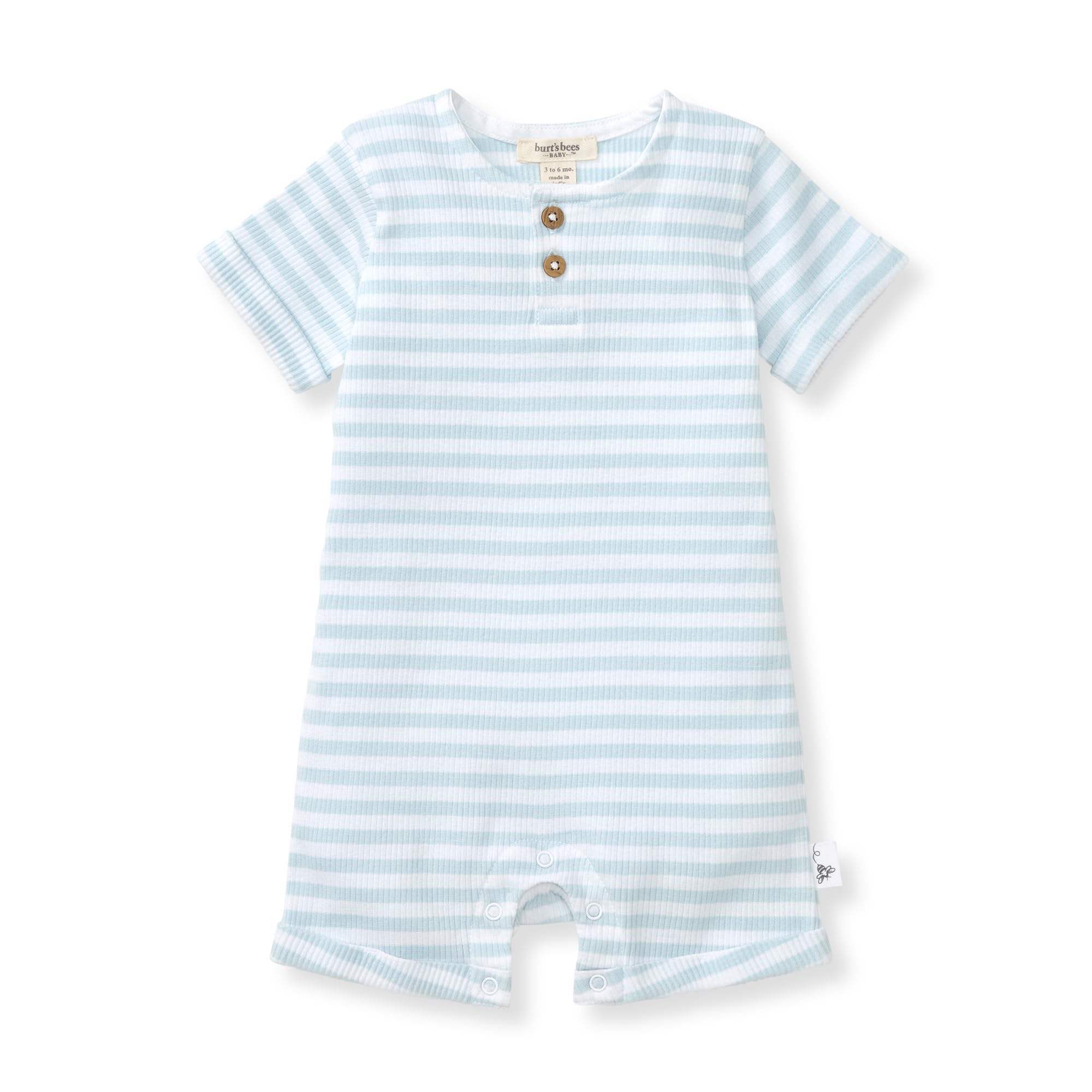 Burt’s Bees Baby Boys’ Organic Cotton Romper Set
