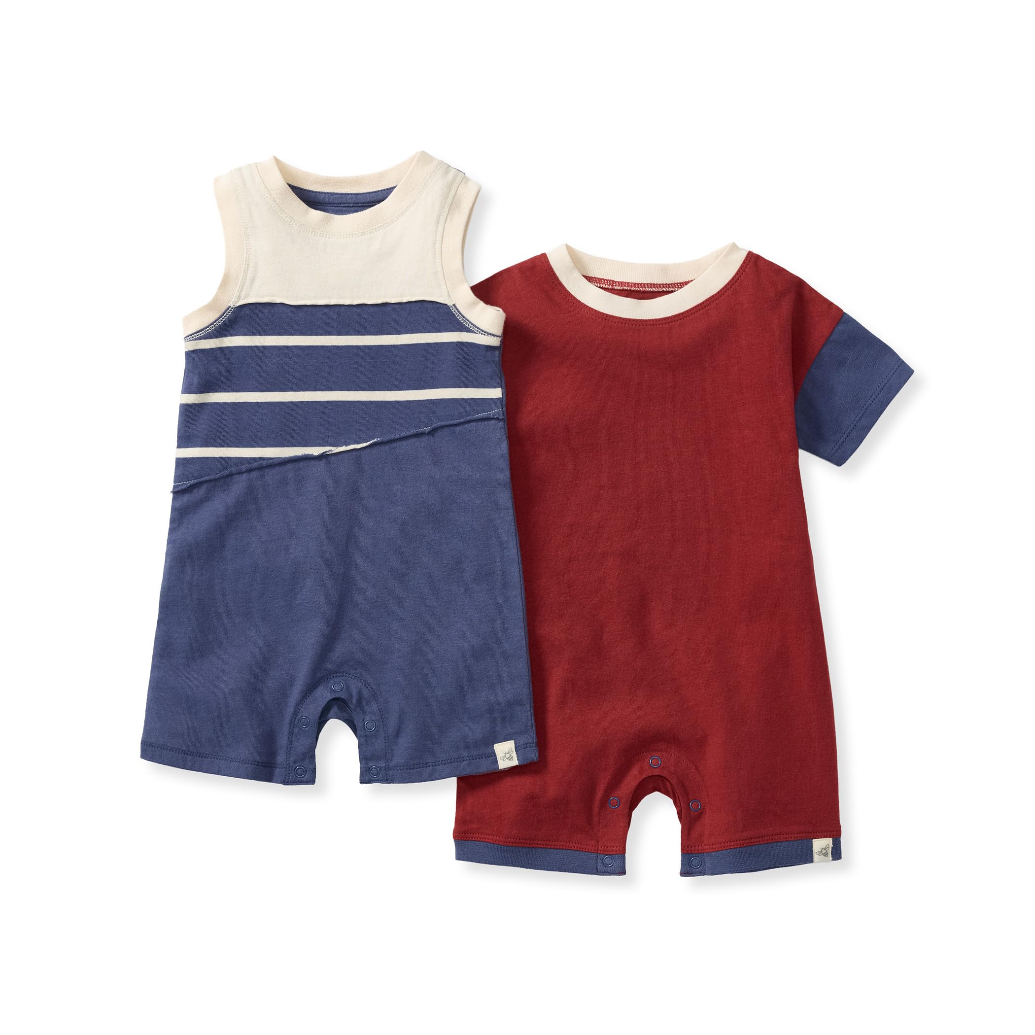 Burt’s Bees Baby Boys’ Organic Cotton Romper Set