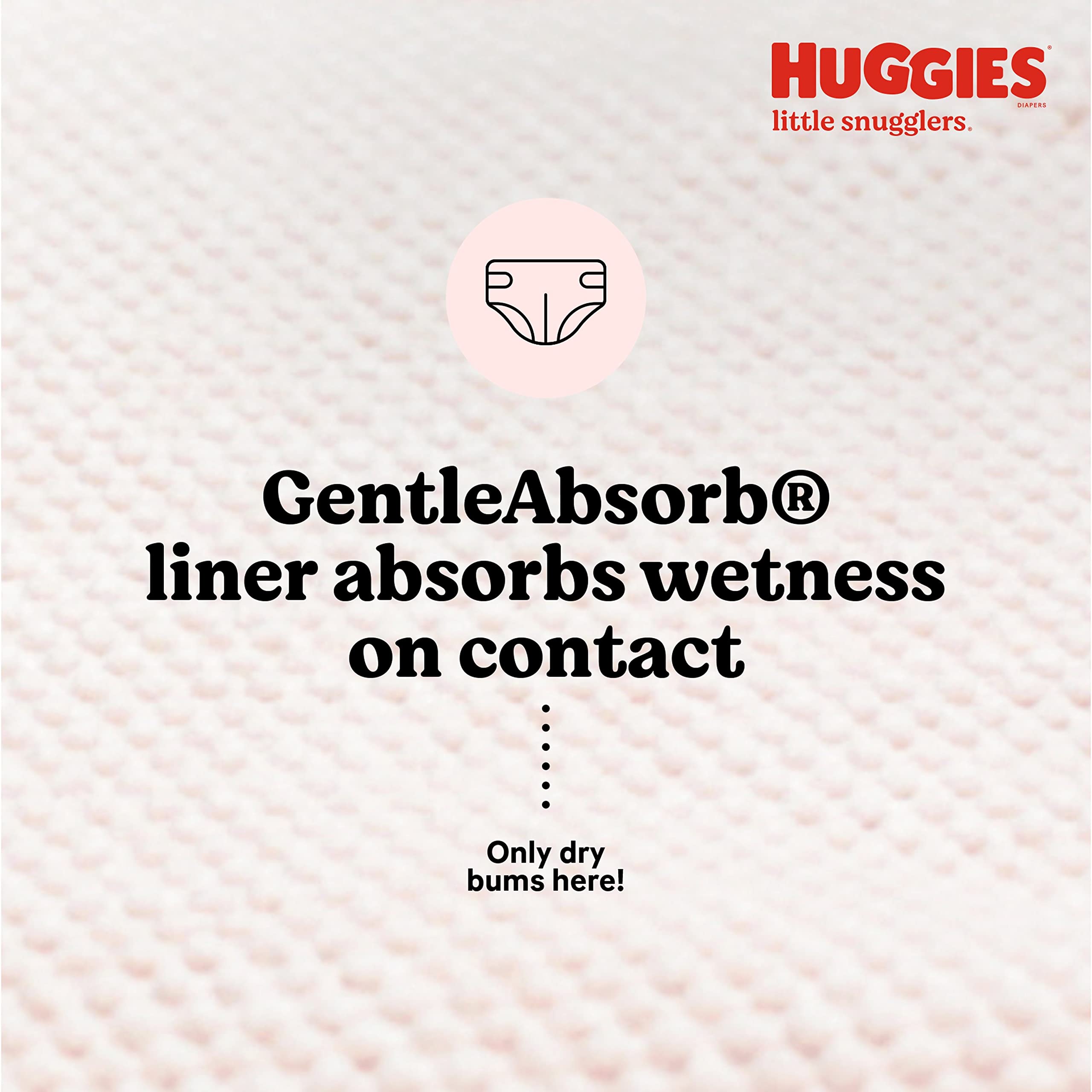 Huggies Little Snugglers Newborn Diapers, 62 Count