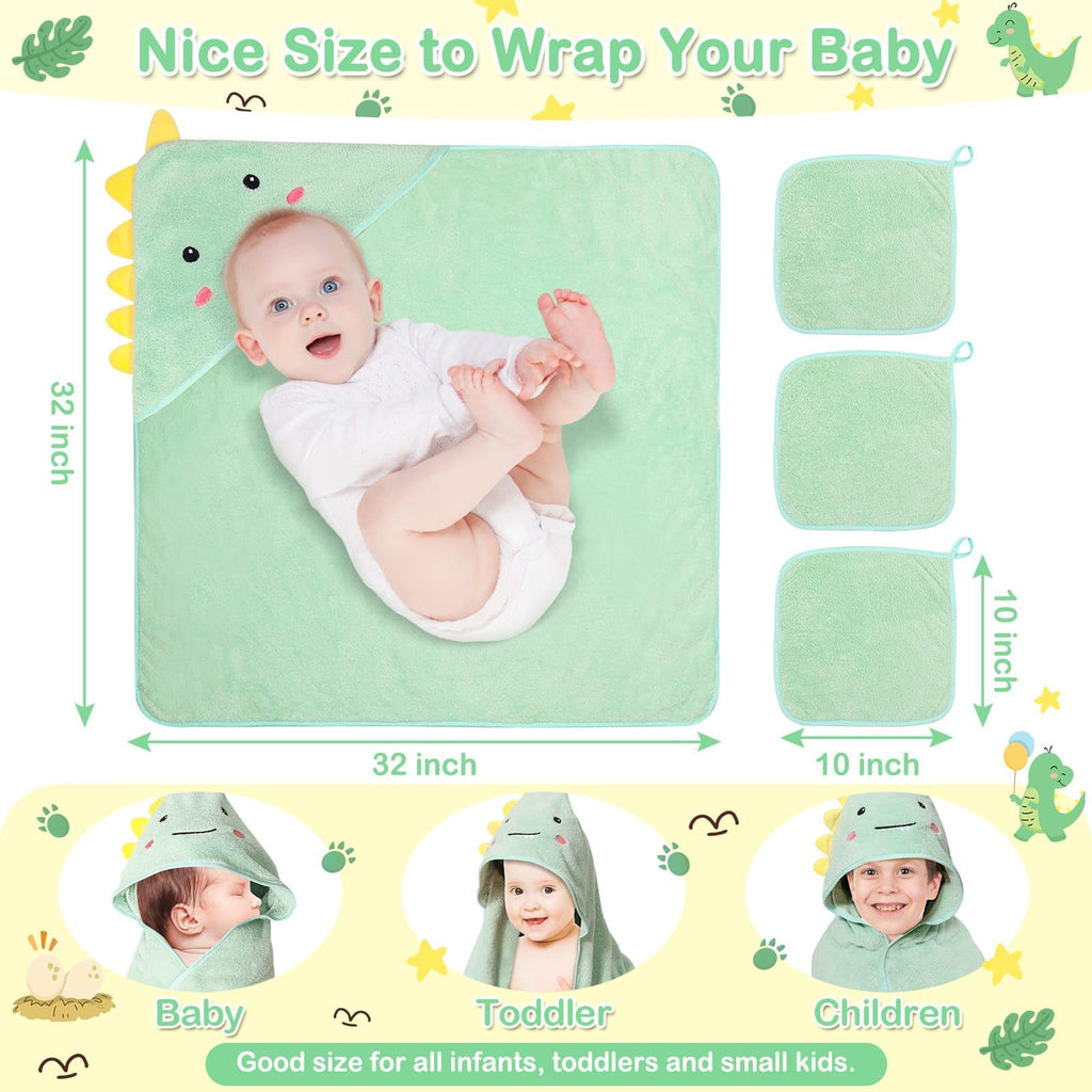 Sublaga Soft Absorbent Hooded Baby Bath Towel
