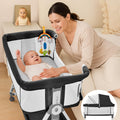 Madewell Living 4-in-1 Bedside Baby Bassinet with Wheels