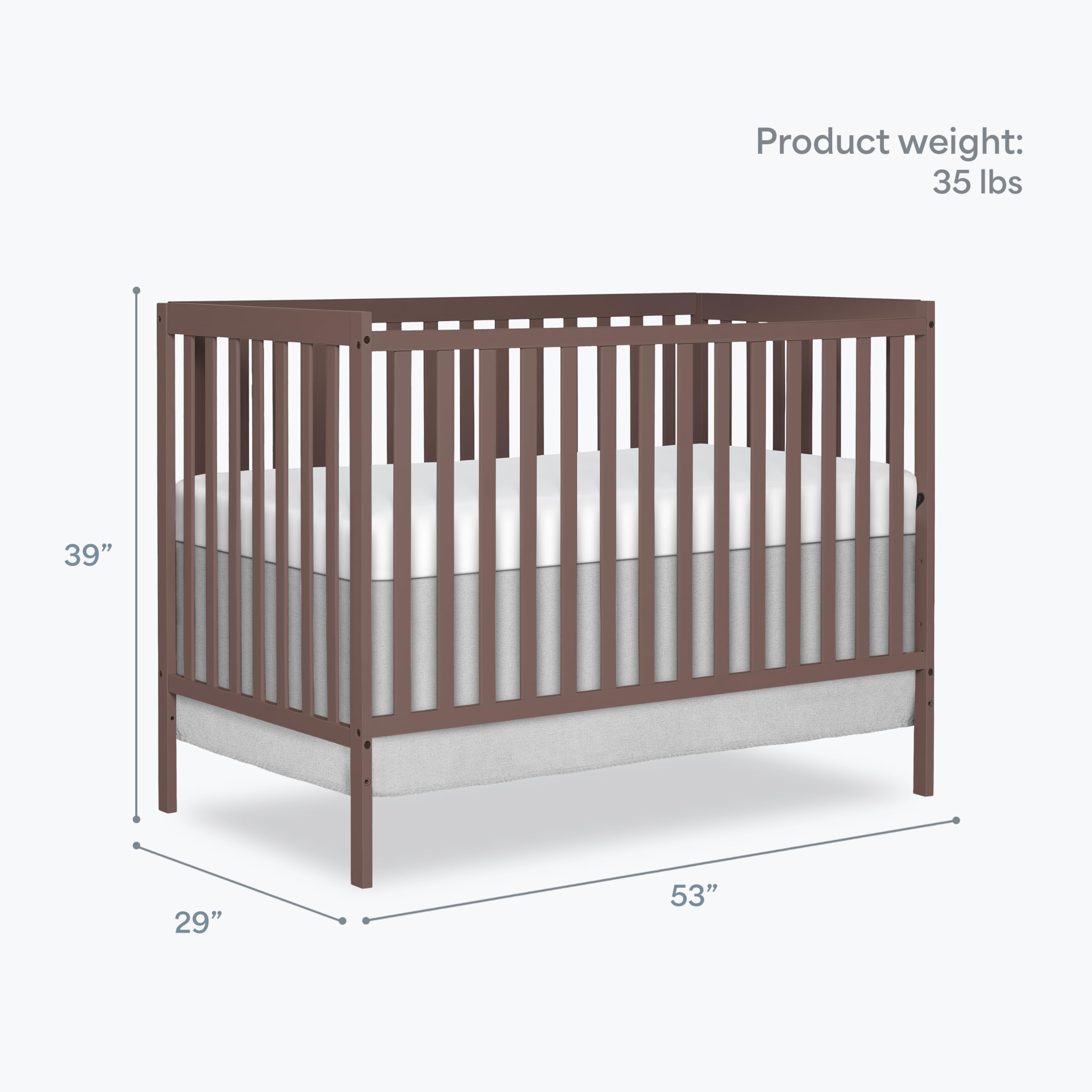Dream On Me Synergy 5-in-1 Convertible Full-Size Crib
