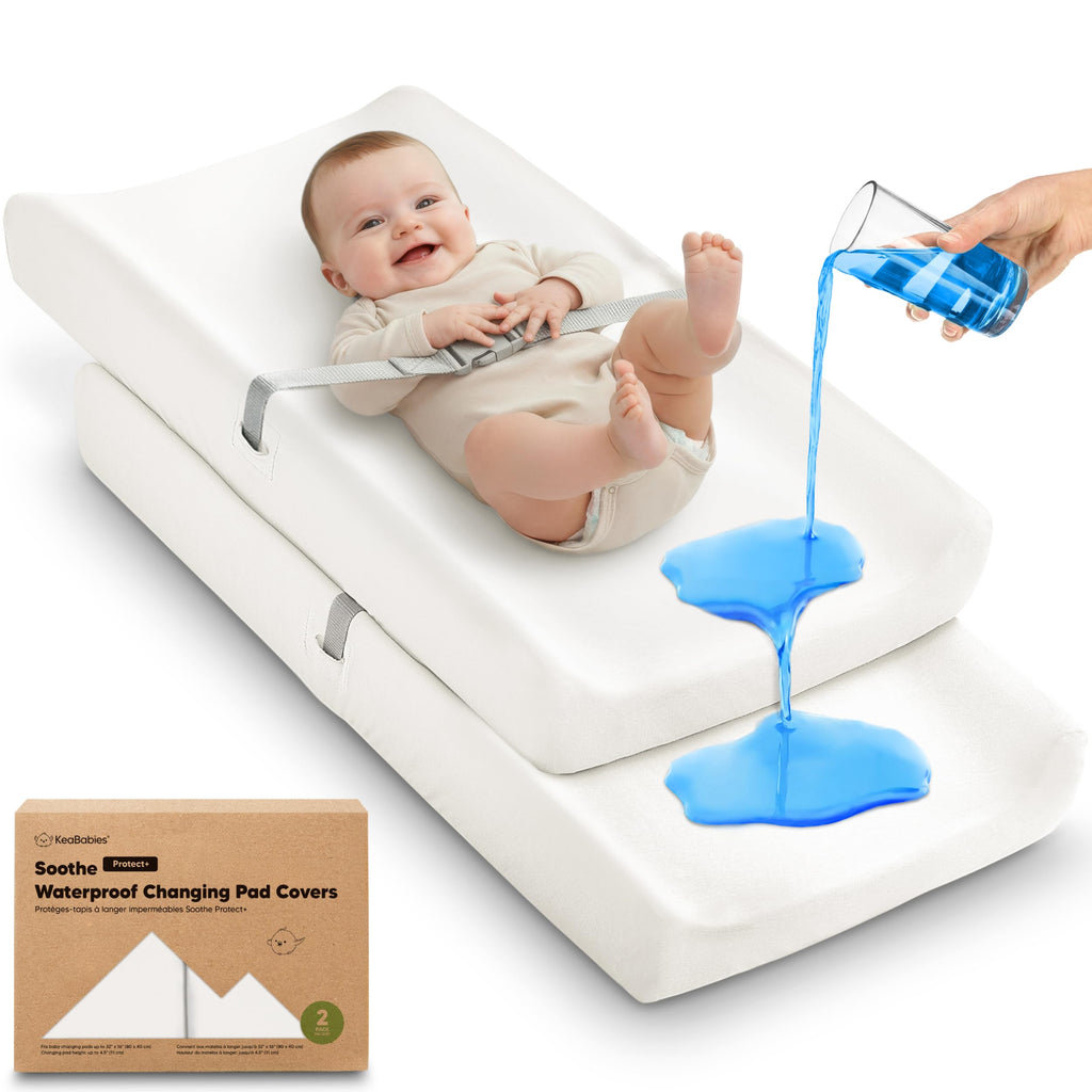 2-Pack Organic Cotton Changing Pad Covers for Babies