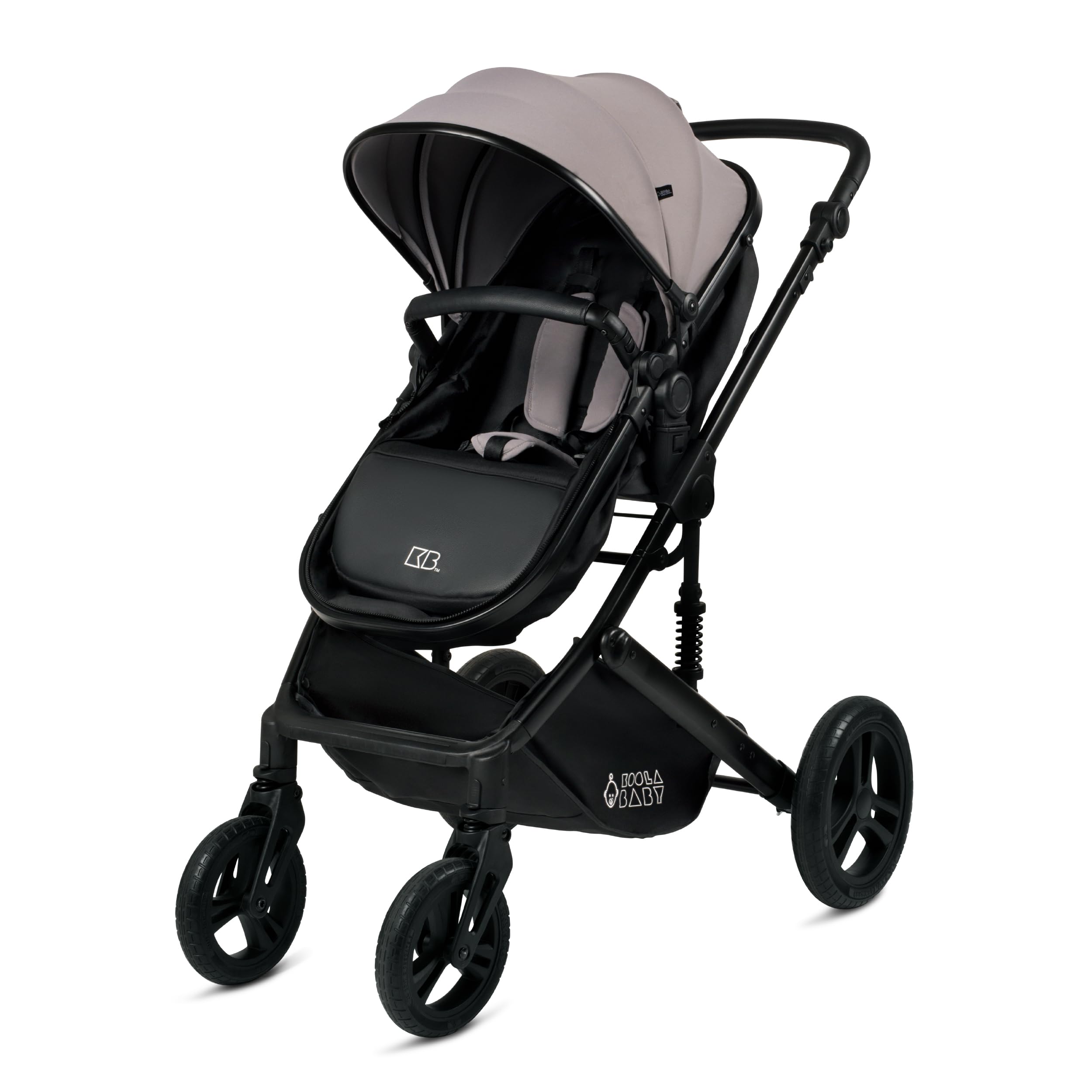 KOOLABABY 2-in-1 Foldable Stroller for Newborns and Toddlers
