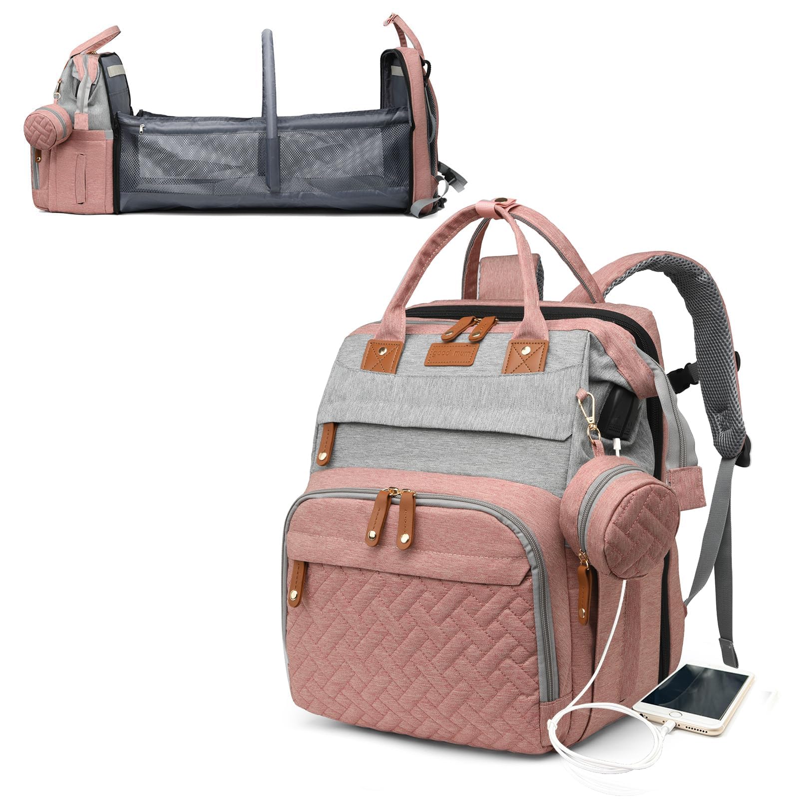 Astro Alan Waterproof Diaper Backpack with Changing Station